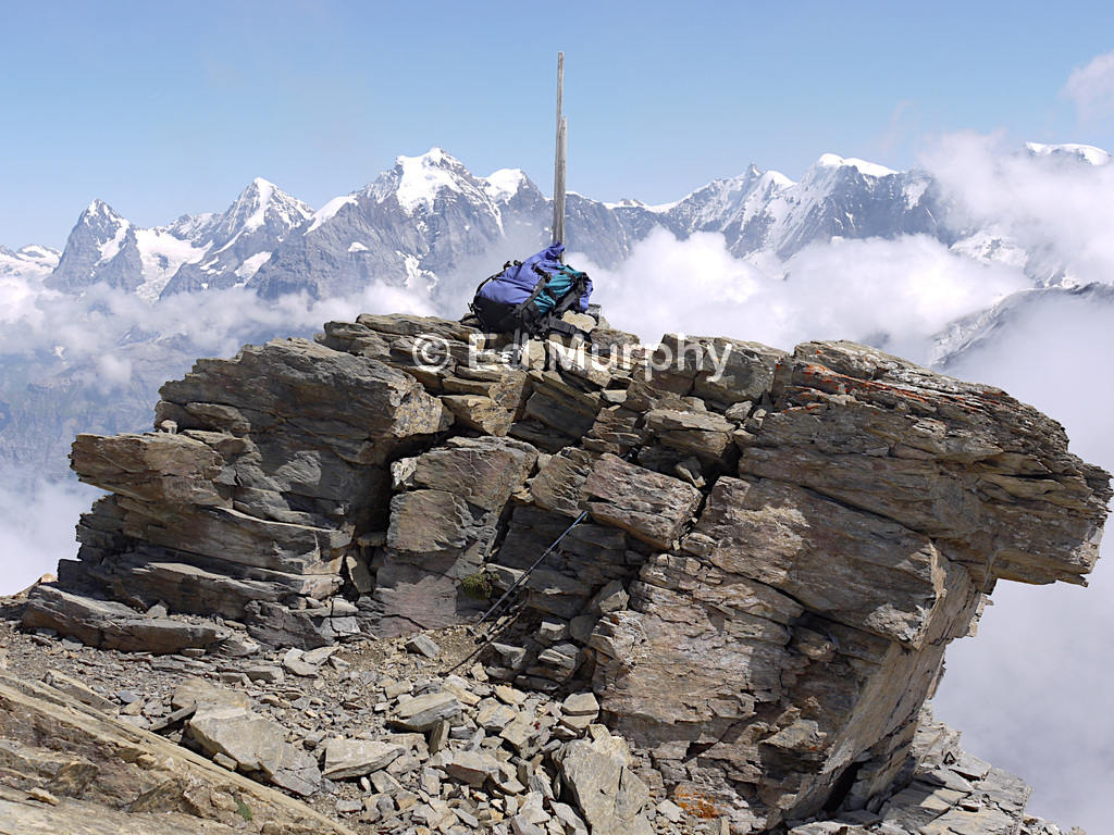 The B&uuml;ttlassen's crumbling summit knoll