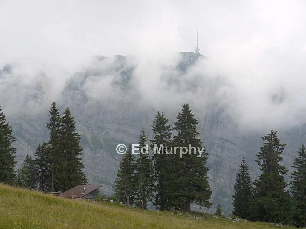 The Niederhorn on the other side of the Justistal