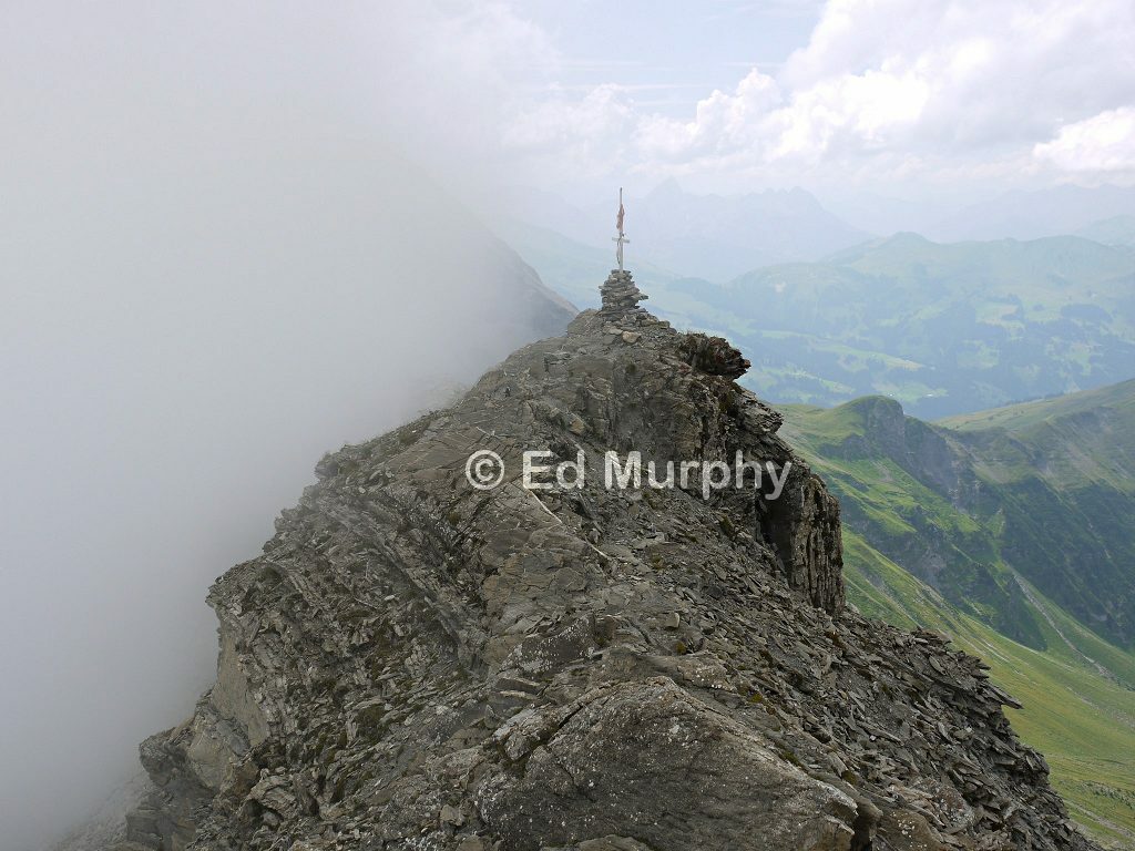The Gs&uuml;r's summit cairn