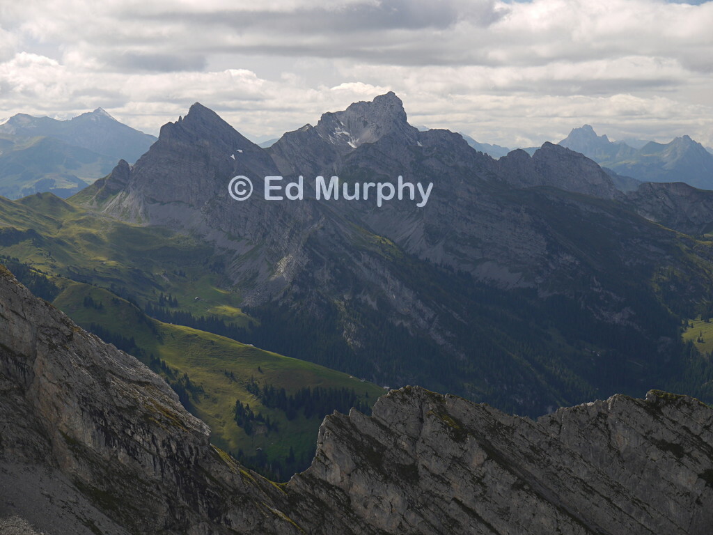 The Rothorn and the Spillgerten from the Wiriehorn