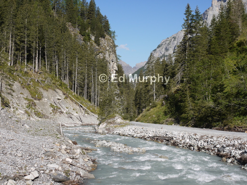 The Kander flowing down from the upper Gasterntal