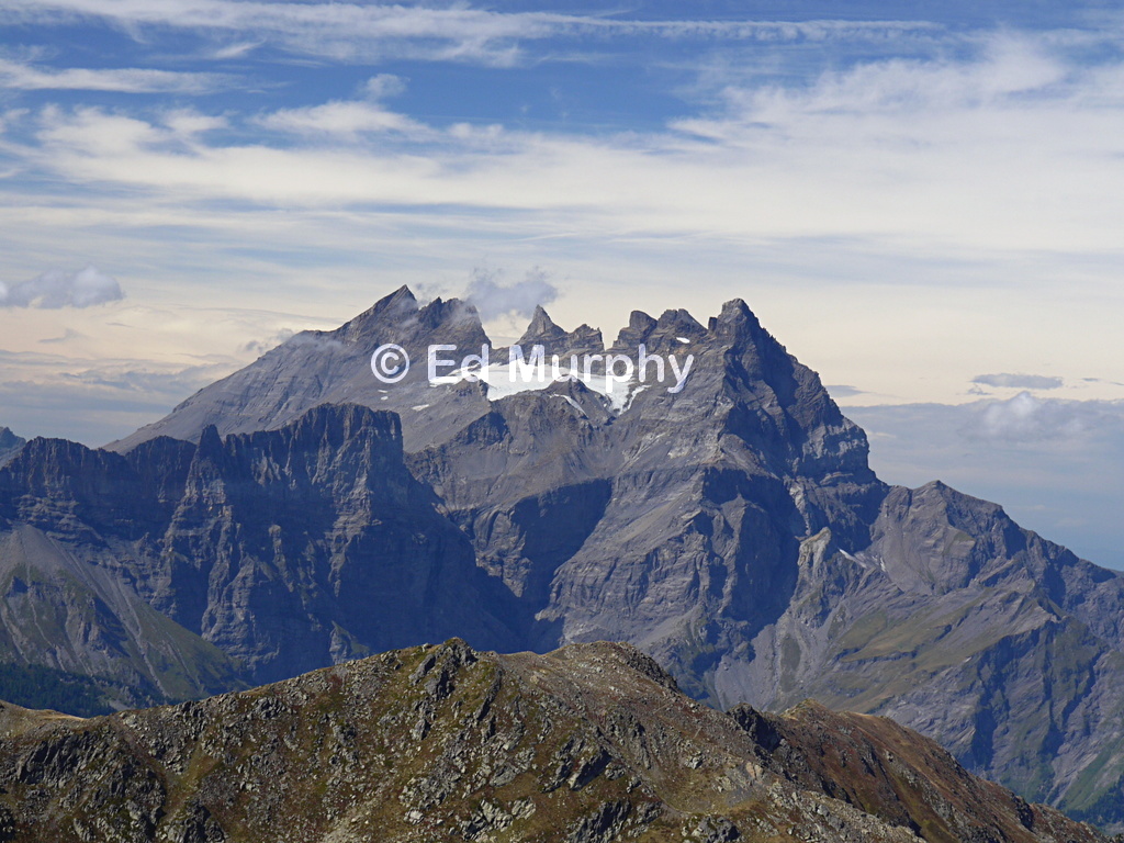 The Dents du Midi from the Grand Chavalard