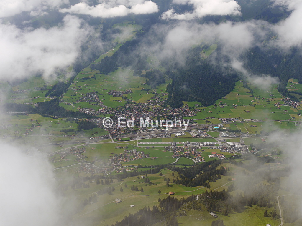 Frutigen seen from the summit of the Gehrihorn