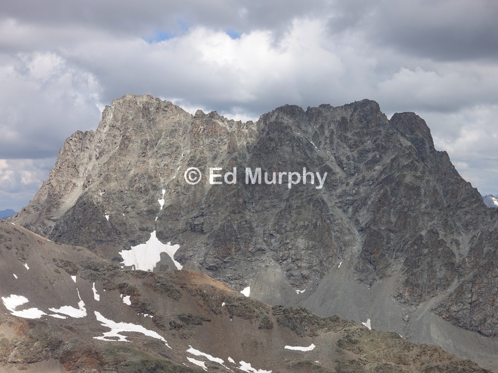 Piz Kesch from the summit of Piz Blaisun