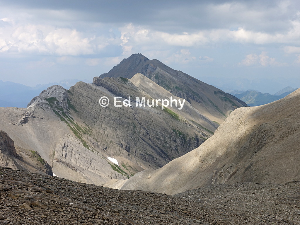 View to the Spitzhorn from the Arpelistock track