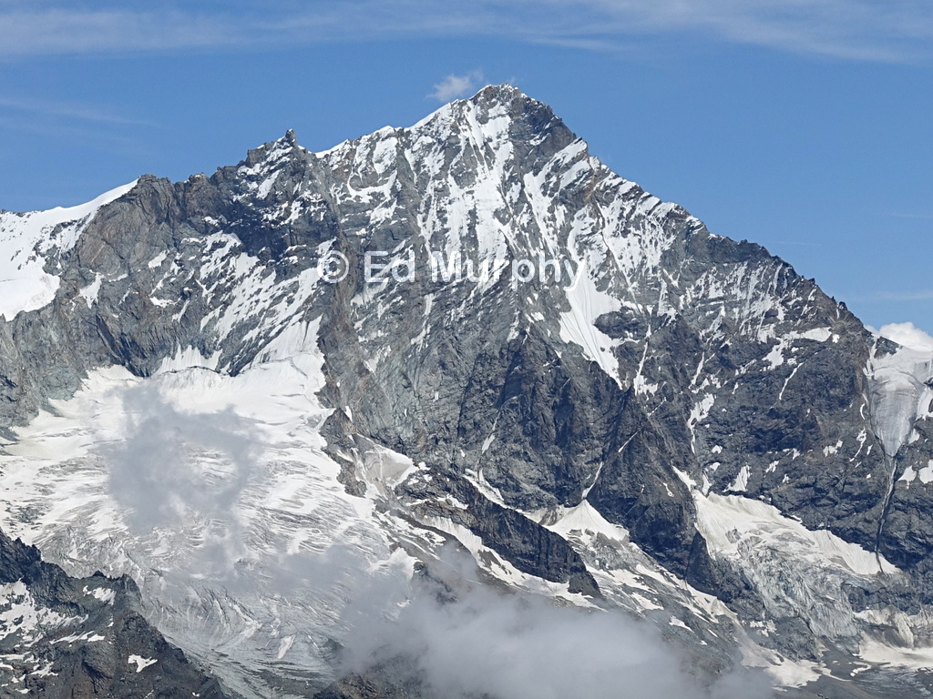 The Weisshorn as seen from the Garde de Bordon