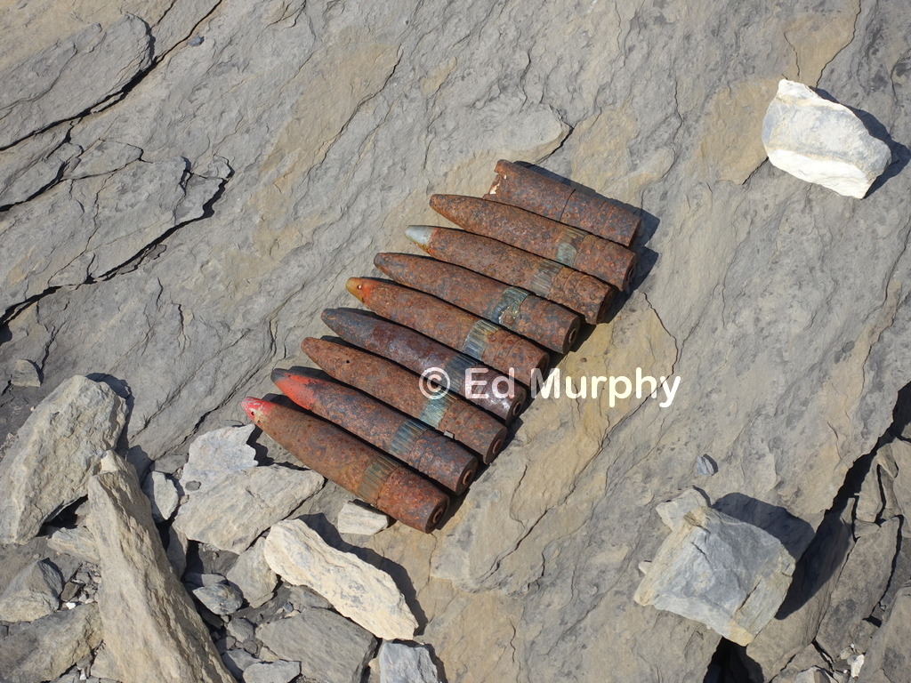 Military litter below the Gelten Pass