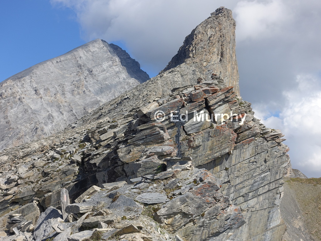 The little Kreuzgipfel on the Plattenhorn ridge