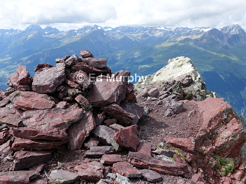 The current summit (soon to be gone?) of Piz Lischana