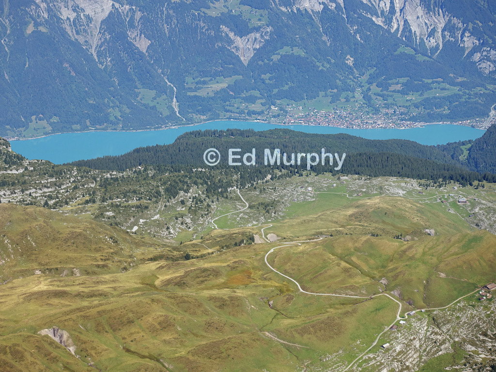 Brienz and the Brienzersee from the Faulhorn